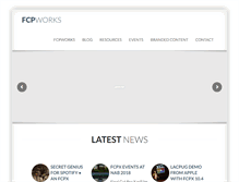 Tablet Screenshot of fcpworks.com